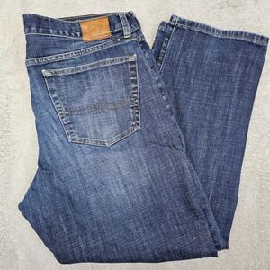 Lucky Brand 329 Classic Straight Jeans Medium Wash Cotton Men's 38x30